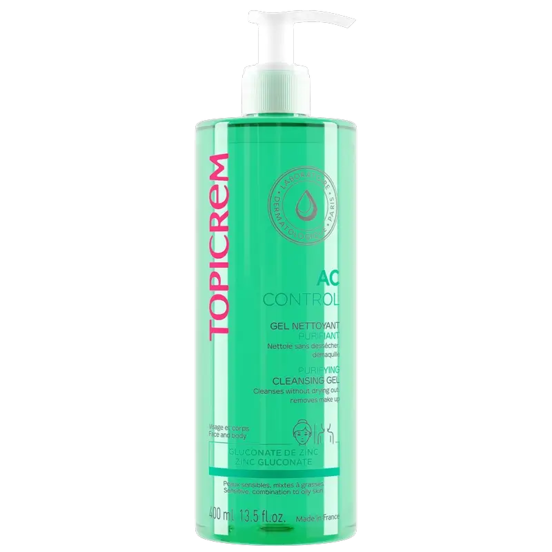 Topicrem Ac Control puhdistava pesugeeli, 400 ml