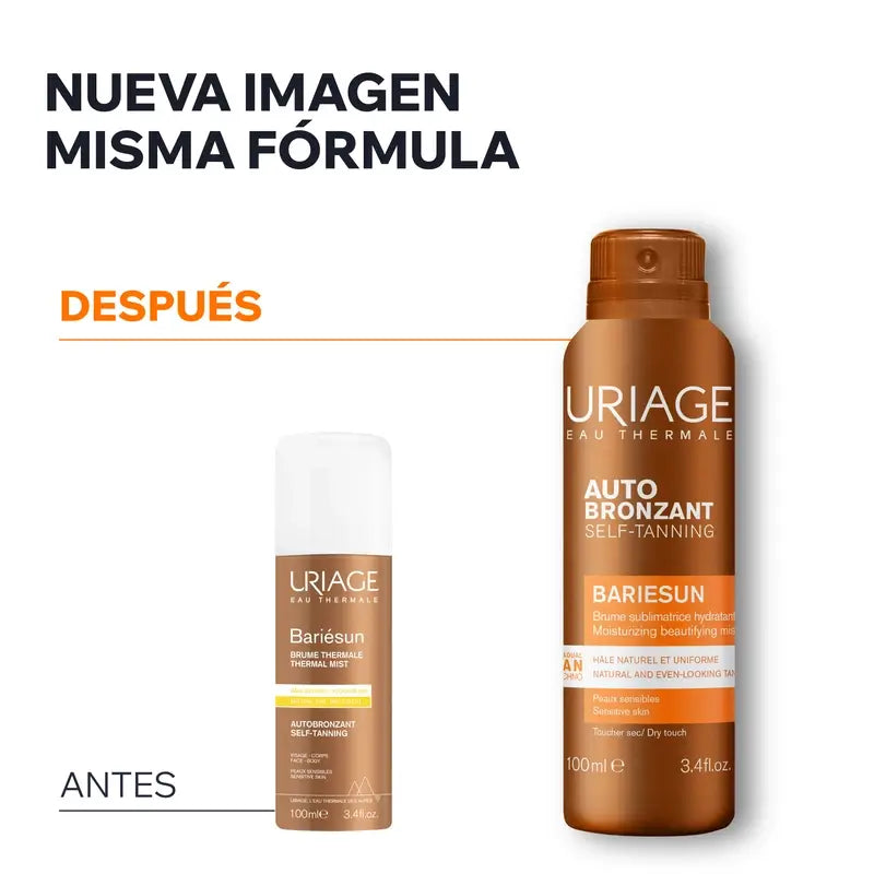 Uriage Bariésun itseruskettava lämpövesisuihke 100 ml