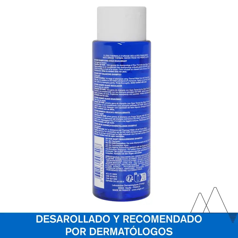 Uriage DS Hair Lempeä tasapainottava shampoo 200 ml