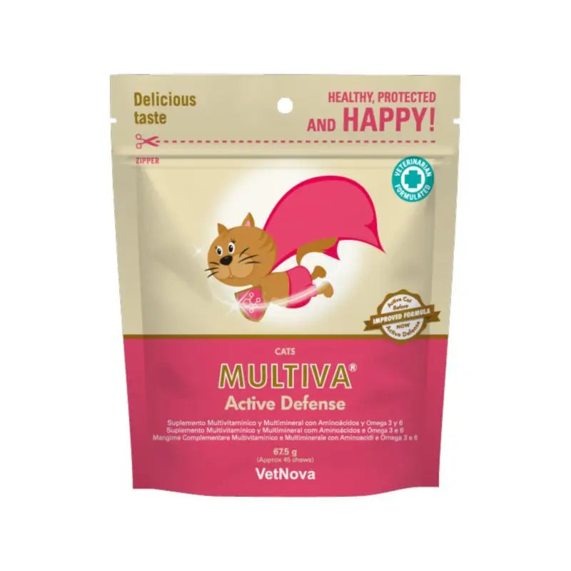 Vetnova Multiva Active Defense for Cats, 45 Chews