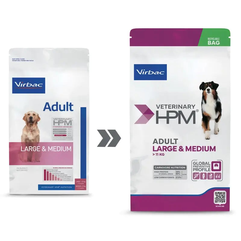 Virbac Hpm Adult Large & Medium 3 kg Koiranruoka