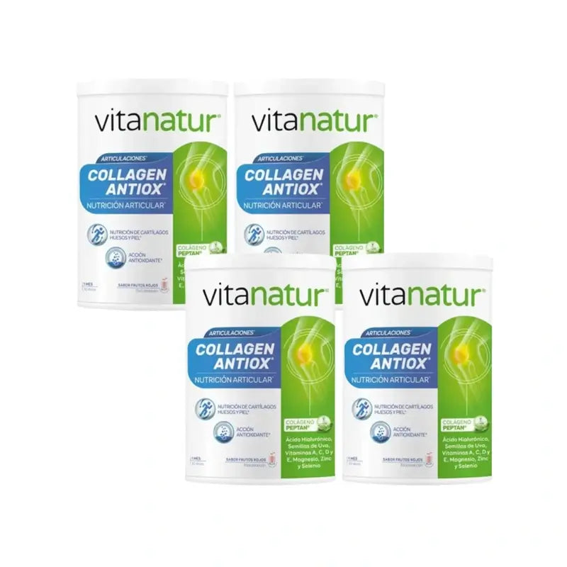 Vitanatur Collagen Antiox Plus, 4X360 Gr