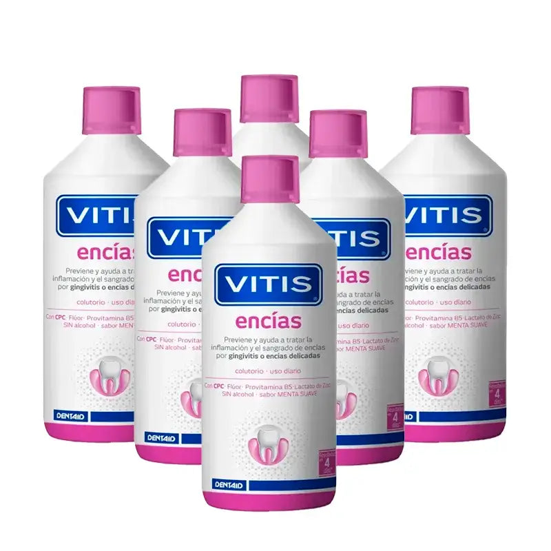 VITIS Ikenien suuvesi, 6 x 1 litran pakkaus