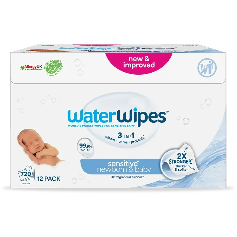 Waterwipes Bio biohajoavat vauvanpyyhkeet 12x60, 720 kpl