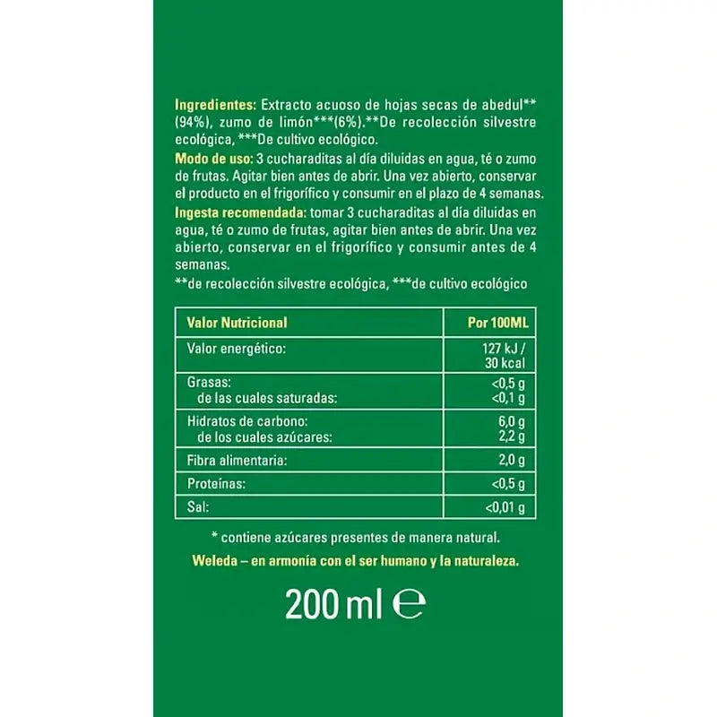 Weleda Koivumehu, 200 ml