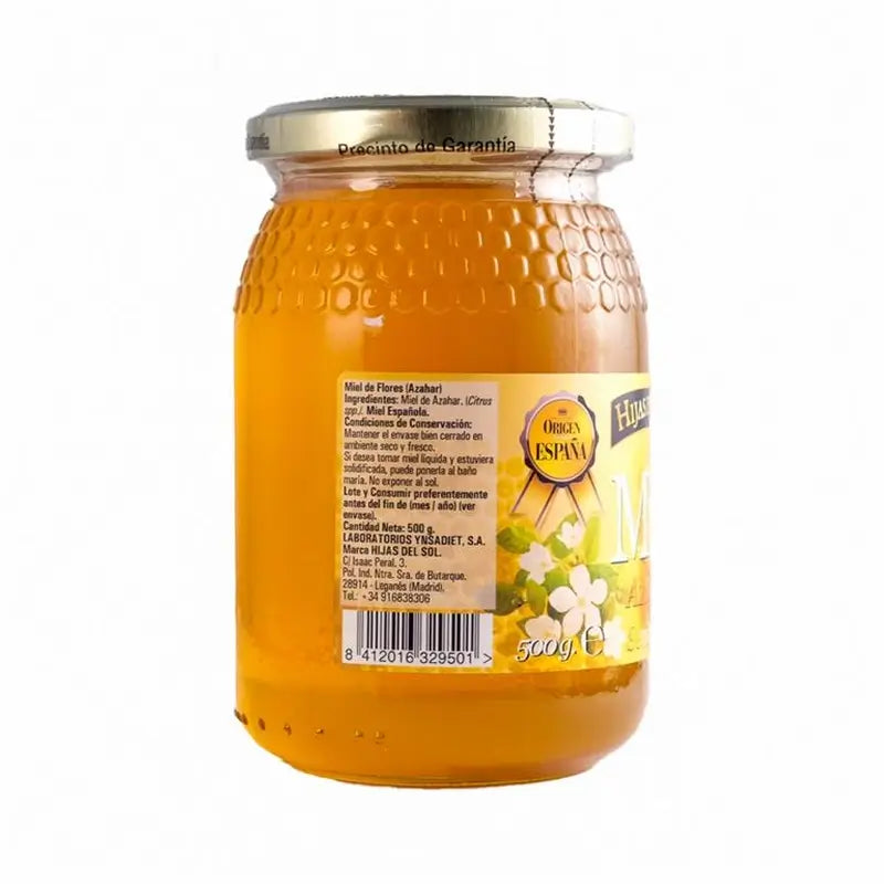 Ynsadiet Oranssikukkahunaja Levante 500 g. Hijas Del Sol**