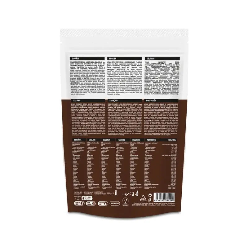 226Ers Vegan Recovery Drink – vegaaninen palautusjuoma, suklaa-karamelli, 1000 g