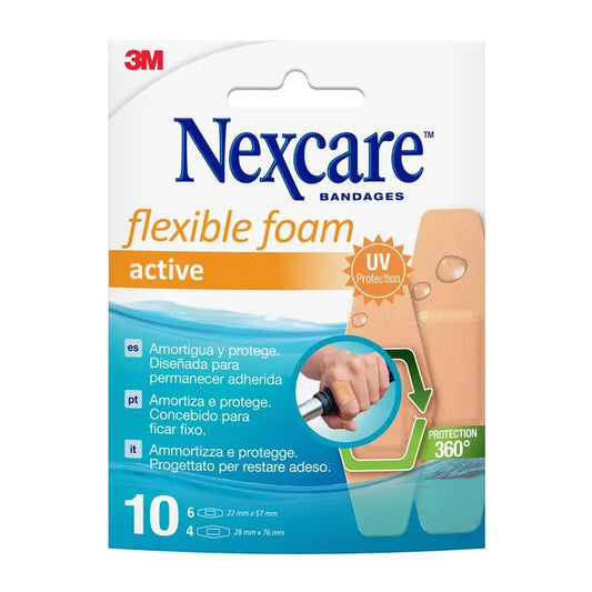 3M Nexcare active 360º adhesive plaster assortment 10 units