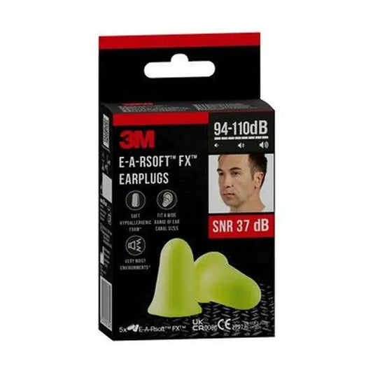 3M™ Earsoft™ - Fx™ -korvatulpat, SNR 37 dB, 5 paria
