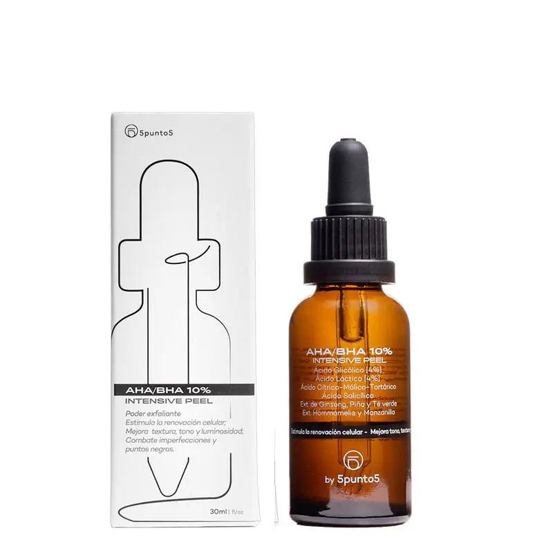 5Punto5 AHA/BHA 10 % Intensive Peel -kuorintaseerumi, 30 ml