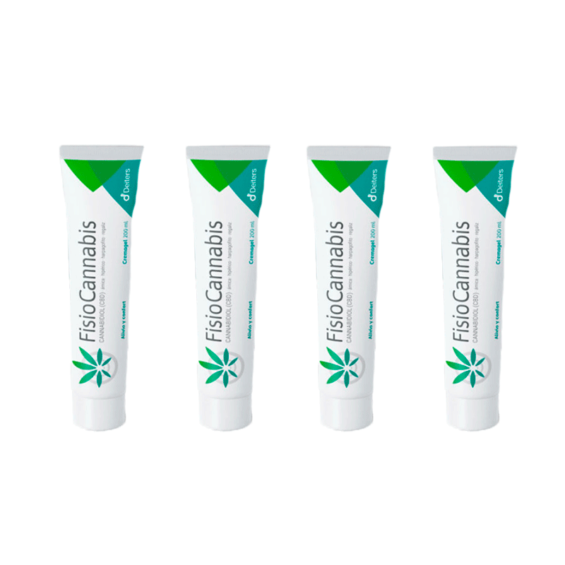 Fisiocannabis, sisältää CBD:tä, 4 x 200 ml
