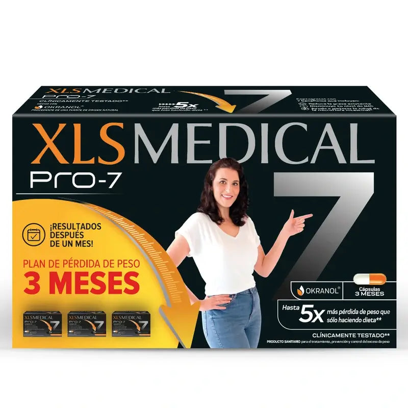 Xls Medical Pro7 -pakkaus, 3 x 180 kapselia