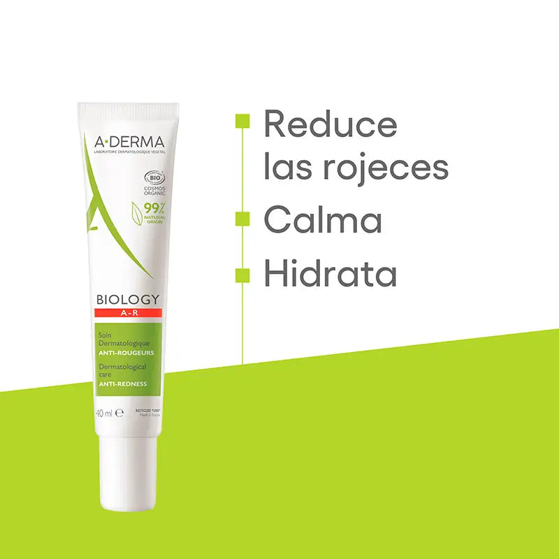 A-Derma Biology - ihotautilääketieteellinen hoito punoitusta vastaan 40 ml