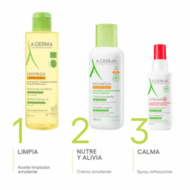 A-Derma Exomega Control -öljy, ekologinen täyttöpakkaus, 500 ml