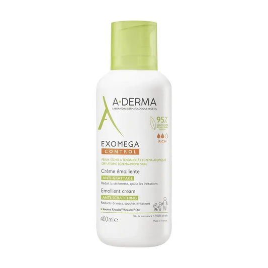 A-Derma Exomega Control pehmentävä voide, 400 ml