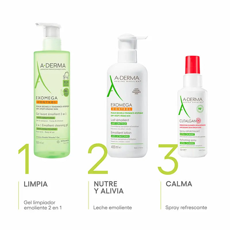 A-Derma Exomega Control pehmentävä vartalovoide 400 ml