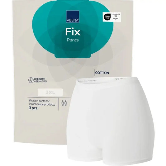 Abena Fix -puuvillaiset kiinnityshousut, koko 3XL, 10 kpl