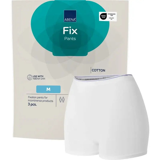 Abena Fix -puuvillaiset kiinnityshousut, koko M, 10 kpl