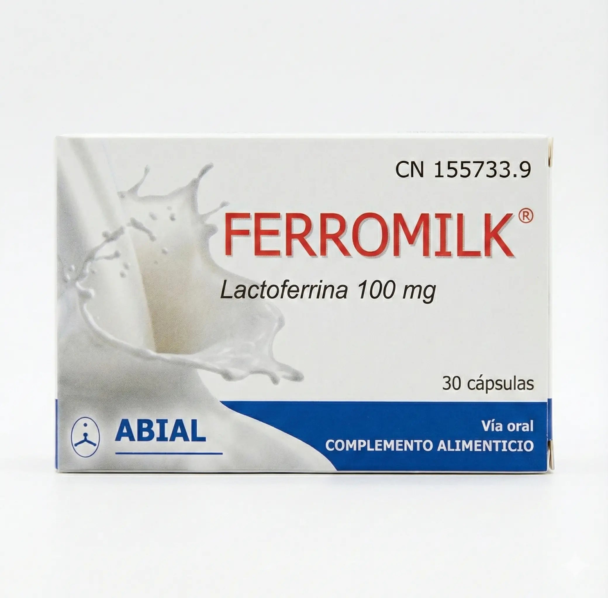 Abial Ferromilk Laktoferriini 100 mg, 30 kapselia.
