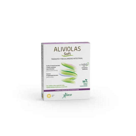 Aboca Aboca Aliviolas Soft – suoliston toiminta ja säännöllisyys, 14 pussia