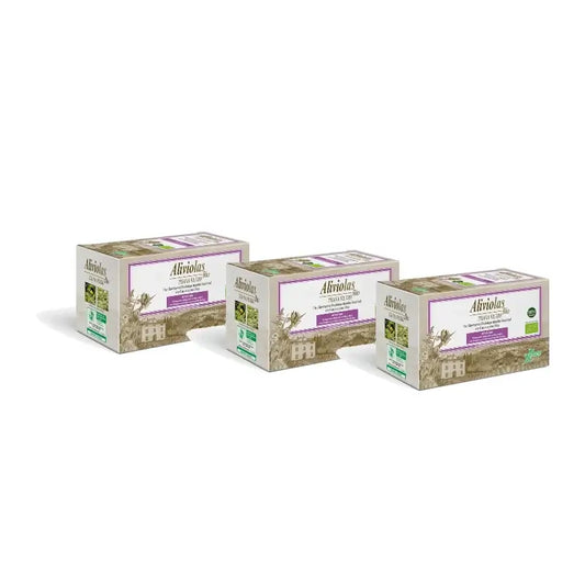 Aboca Aliviolas Bio -yrttitee ummetukseen, 20 pussia, 3 kpl:n pakkaus