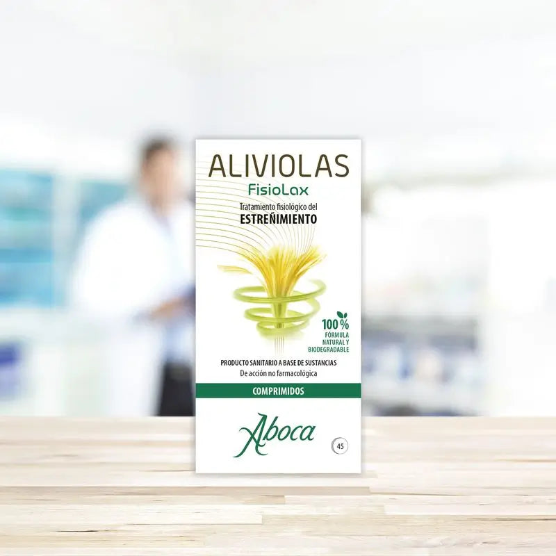 Aboca Aliviolas Fisiolax ummetukseen, 45 tablettia