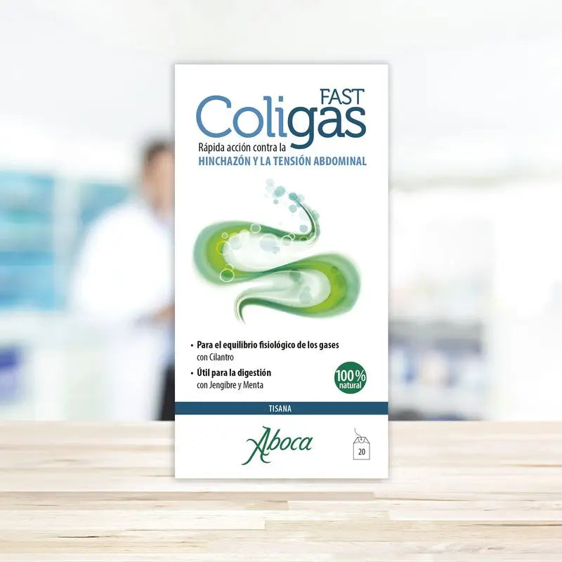 Aboca Coligas Fast -yrttiteet, 20 pussia