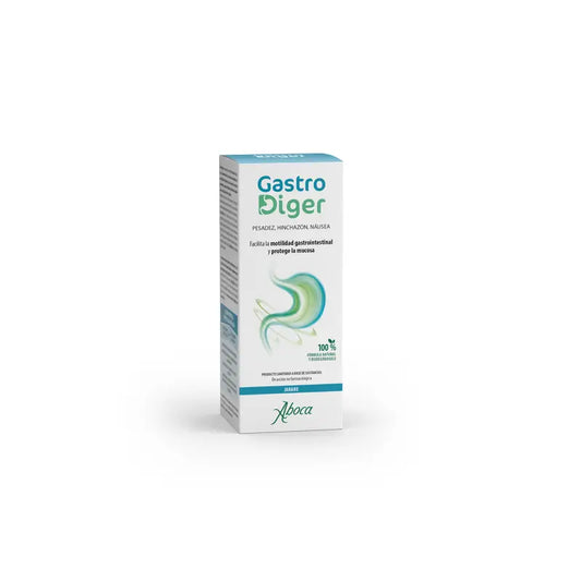 Aboca Gastrodiger -siirappi ruoansulatushäiriöihin, 180 g:n pullo