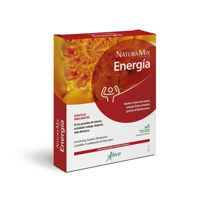 Aboca Natura Mix Advanced Energía, 10 purkkia