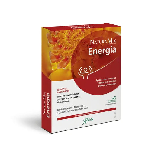Aboca Natura Mix Advanced Energía, 10 purkkia