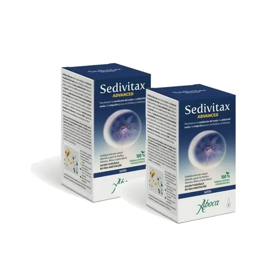 Aboca Sedivitax Advanced -tipat, 30 ml, 2 kpl:n pakkaus
