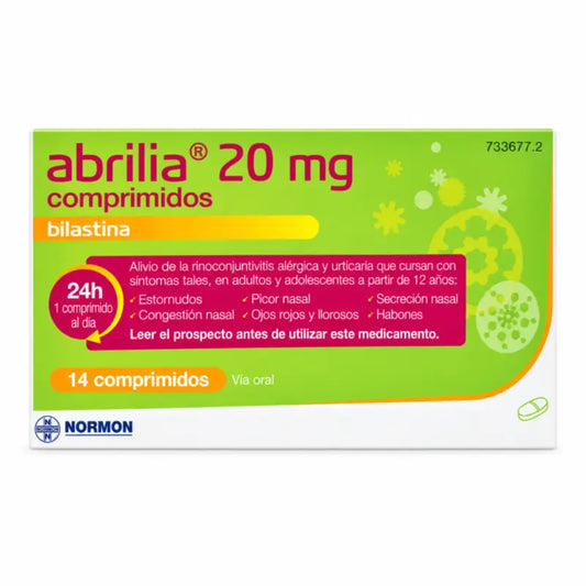 Bilastina Abrilia Normon 20 mg, 14 tablettia