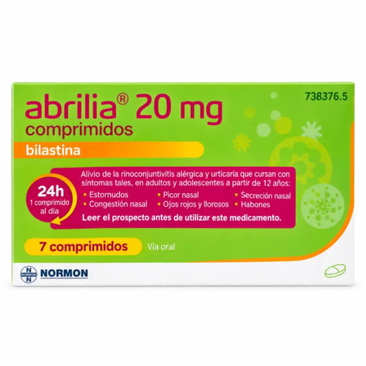 Abrilia Normon 20 mg, 7 tablettia