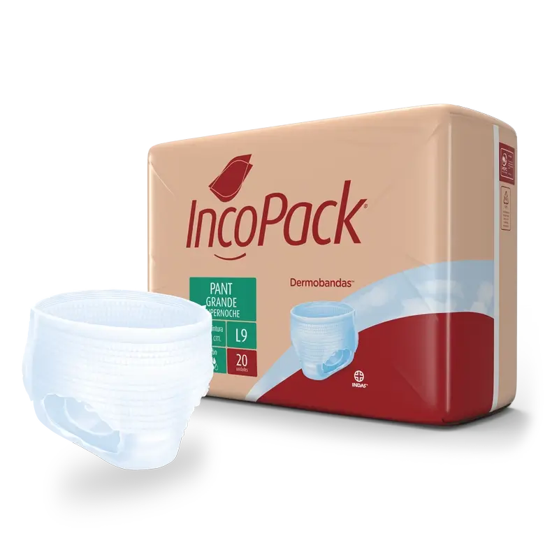 Incopack Supernoche -vaippa, koko L, 80 kpl