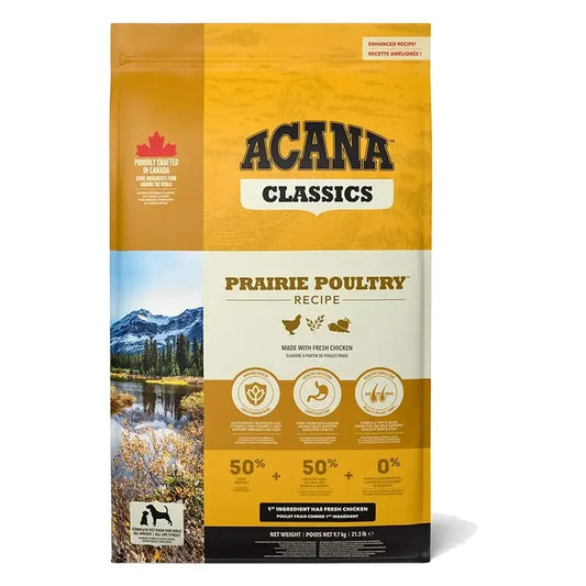 Acana Canine Adult Classics Prairie Poultry 9,7 kg koiranruoka