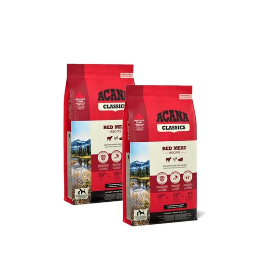 Acana Canine Adult Classics Red 14,5 kg koiranruoka, 2 kpl:n pakkaus