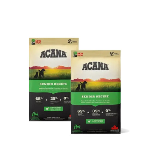 Acana Canine Senior 11,4 kg koiranruoka, 2 kpl:n pakkaus