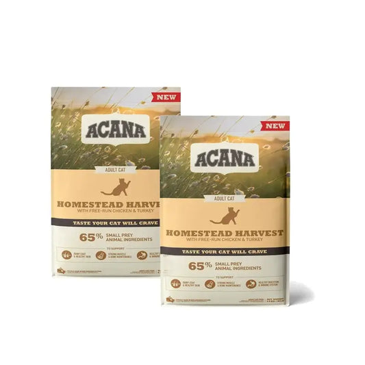 Acana Feline Adult Homestead 4,5 kg kissanruoka, 2 kpl:n pakkaus