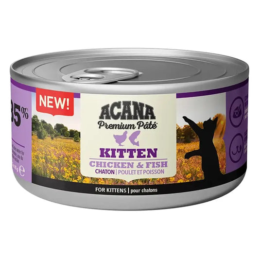 Acana Feline Premium Pate Kitten 24 x 85 g kissan märkäruoka