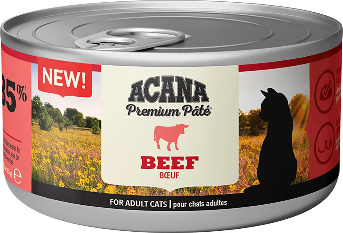 Acana Feline Premium naudanlihapasteija 24 x 85 g kissan märkäruoka
