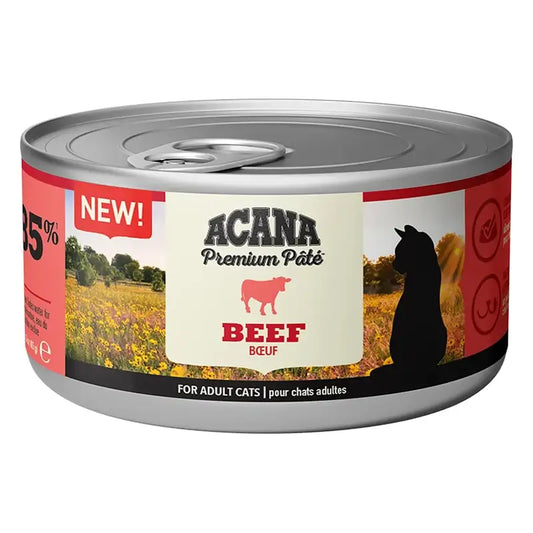 Acana Feline Premium naudanlihapasteija 24 x 85 g kissan märkäruoka