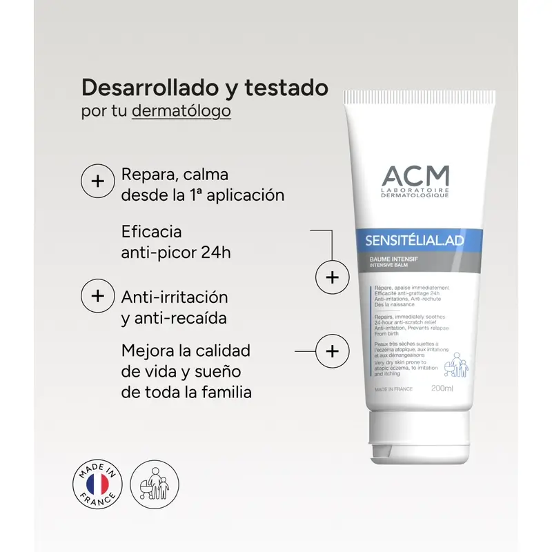 Acm Laboratoires Sensitelial.Ad Intensiivinen hoitoaine 200 ml 