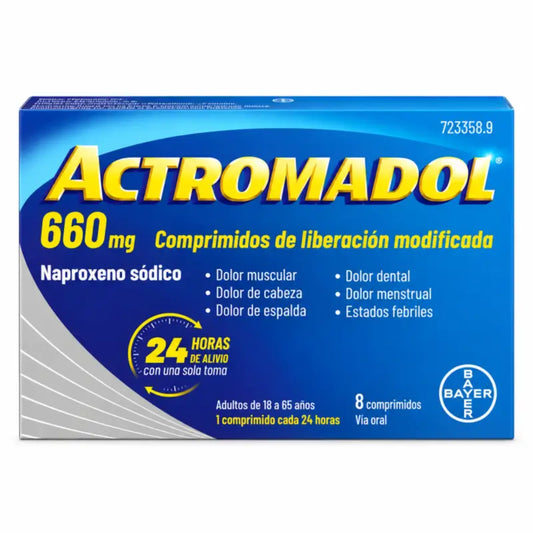 Actromadol 660 mg, 8 tablettia