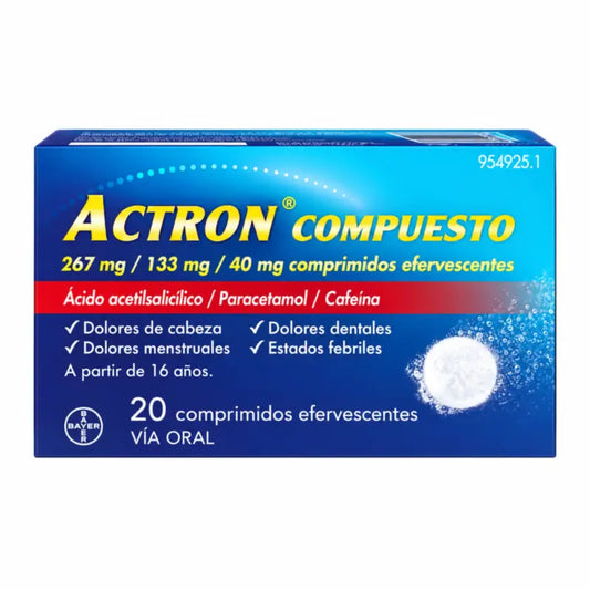 Actron Compuesto 20 poreilevaa tablettia