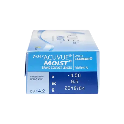 Acuvue 1 Day Moist  yksipäiväiset sferiset piilolinssit, 30 kpl