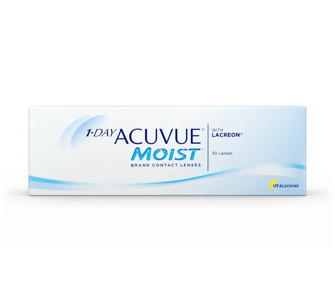 Acuvue 1 Day Moist Daily Lenses , 30 units