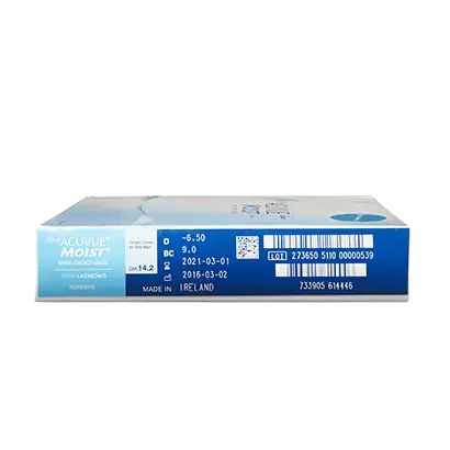 Acuvue 1 Day Moist  yksipäiväiset sferiset piilolinssit, 90 kpl