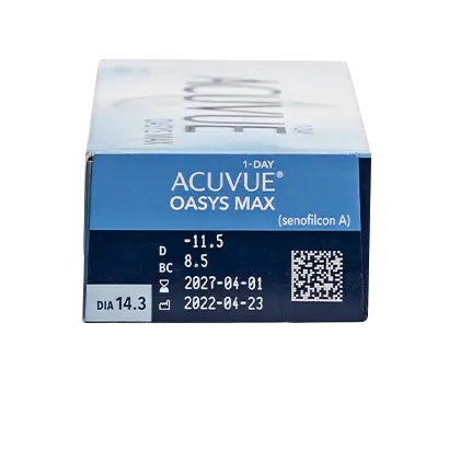 Acuvue 1 Day Oasys Max  päiväkäyttöiset piilolinssit, 30 kpl