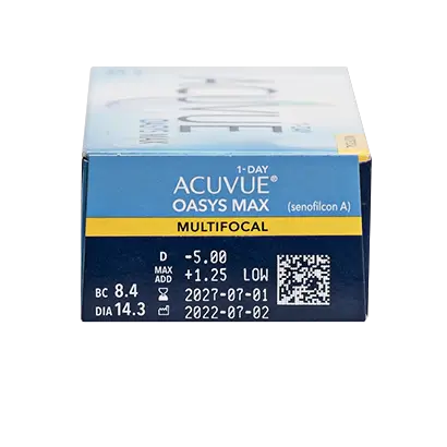 Acuvue Oasys 1 Day With Hydraluxe -toriset päivittäispiilolinssit, 90 kappaletta