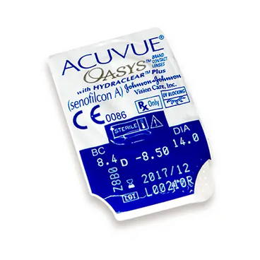  Acuvue Oasys -kaksiviikkoiset piilolinssit, 6 kpl